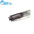 BFL Metal Duro 6 Flautas Acabamento Cortadores Para Máquinas-Ferramenta CNC